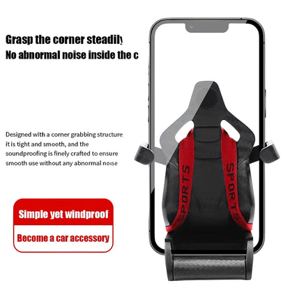 2025 Universal Car Phone Holder Creative Automotive Products Racing Seats Phone Holder Hot Selling Fixed Holder